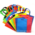 Stock Colored Non-Woven Tote boutique laminated shopping bag